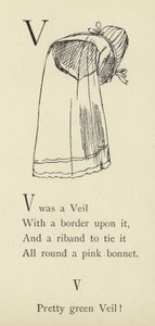 De letter V door Edward Lear